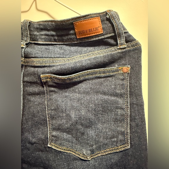 Judy Blue Wide‎ Leg Crop Jeans- JB82517DK Size 5/27 - Picture 6 of 7